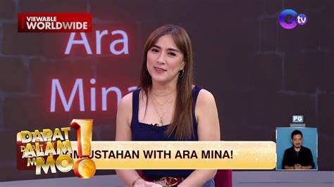 scandal ni ara mina|Kumustahan kasama sina Kuya Kim at Ara Mina .
